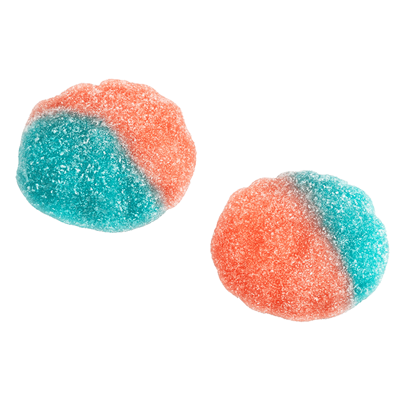 Caprichos tutti pica ácidos bicolor con azúcar y sabor afrutado