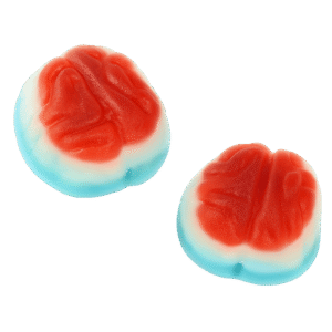 Gominolas Cerebros Brillo con forma de cerebro y acabado brillante