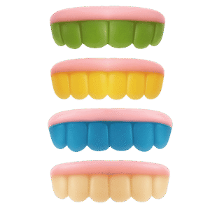 Gominolas Dentaduras Foam de colores surtidos con textura esponjosa