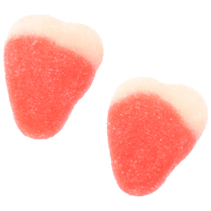 Golosinas de fresa fresa nata recubiertas de azúcar