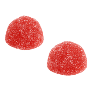 Golosinas fresón rojo recubiertas de azúcar