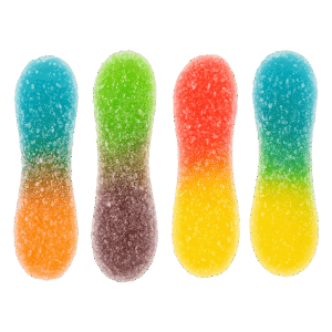 Lenguas super pica ácidas surtidas con azúcar de colores