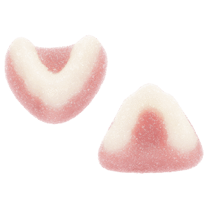 Mini dentaduras abuela pica de gelatina con cobertura ácida