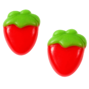 Mini fresas del bosque brillo de gelatina