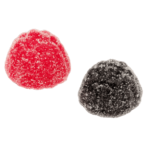 Mini Moras Pica de golosina ácida con azúcar y sabor a frutos rojos