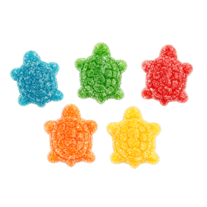 Mini Tortugas Surtido Pica de gelatina ácida con sabores afrutados surtidos