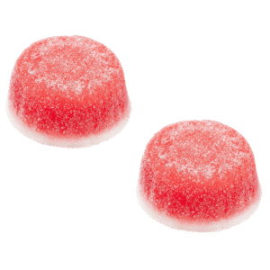 Tartitas rellenas fresa azúcar de gelatina con centro jugoso sabor fresa