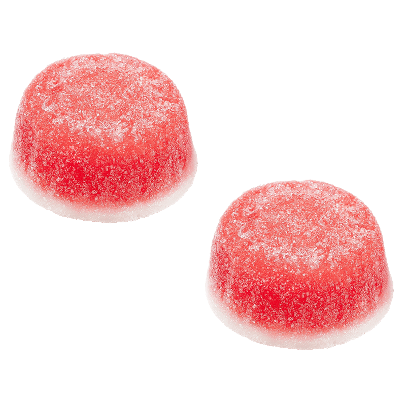 Tartitas rellenas fresa azúcar de gelatina con centro jugoso sabor fresa