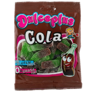 Botellas Cola Azúcar 100g de gominola con sabor clásico a cola y cobertura de azúcar