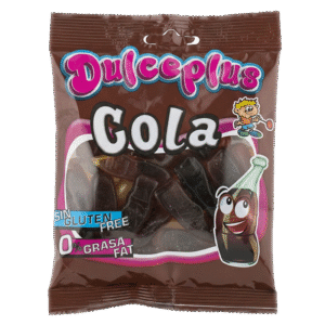 Botellas Cola Brillo 100g de gominola brillante con sabor clásico a cola