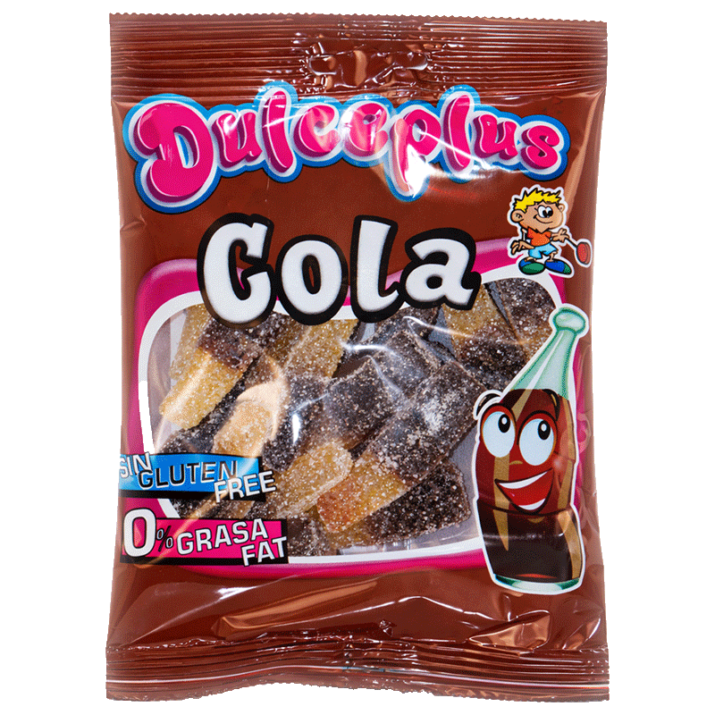 Botellas Cola Pica 100g de gominola ácida con intenso sabor a cola