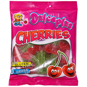 Cerezas Pica 100g de gominola ácida con sabor afrutado a cereza
