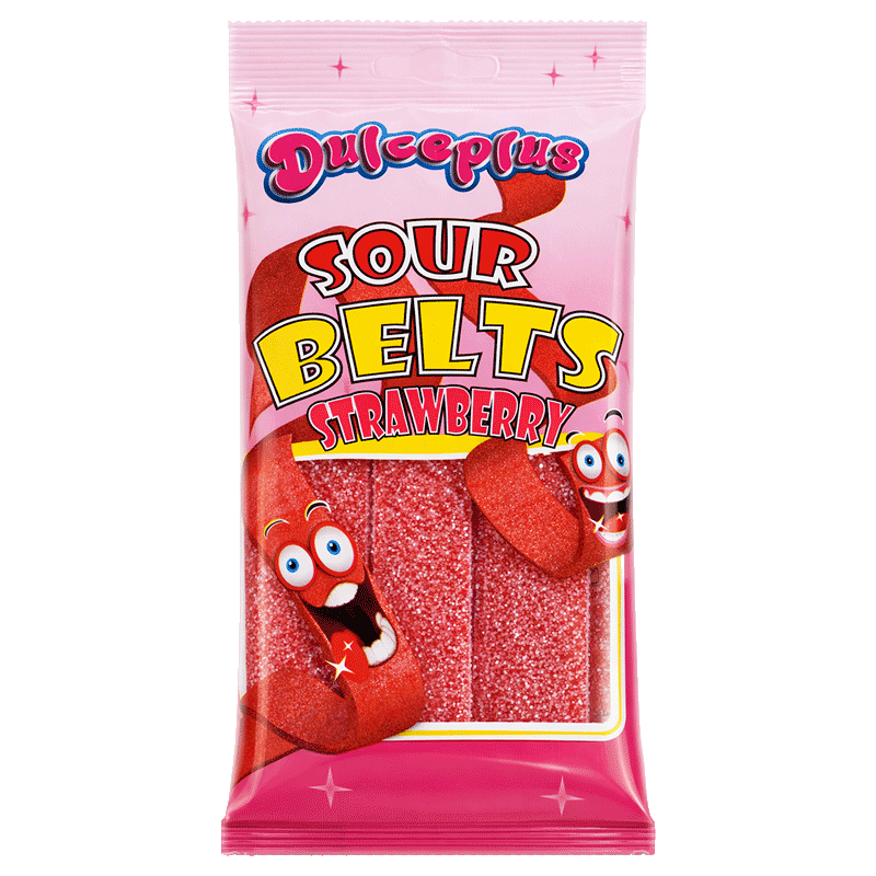 Cintas Fresa Pica 100g de gominola ácida sabor fresa
