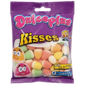 Mini Besos Surtido Azúcar 100g de golosinas suaves con sabores surtidos y cobertura de azúcar
