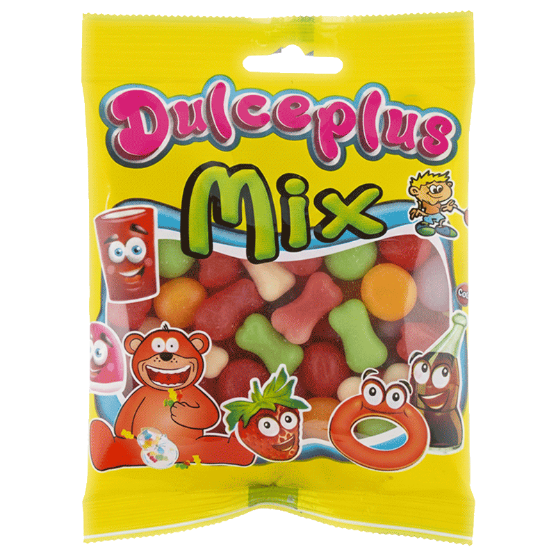 Mini Mix Brillo 100g de golosinas surtidas brillantes Dulceplus