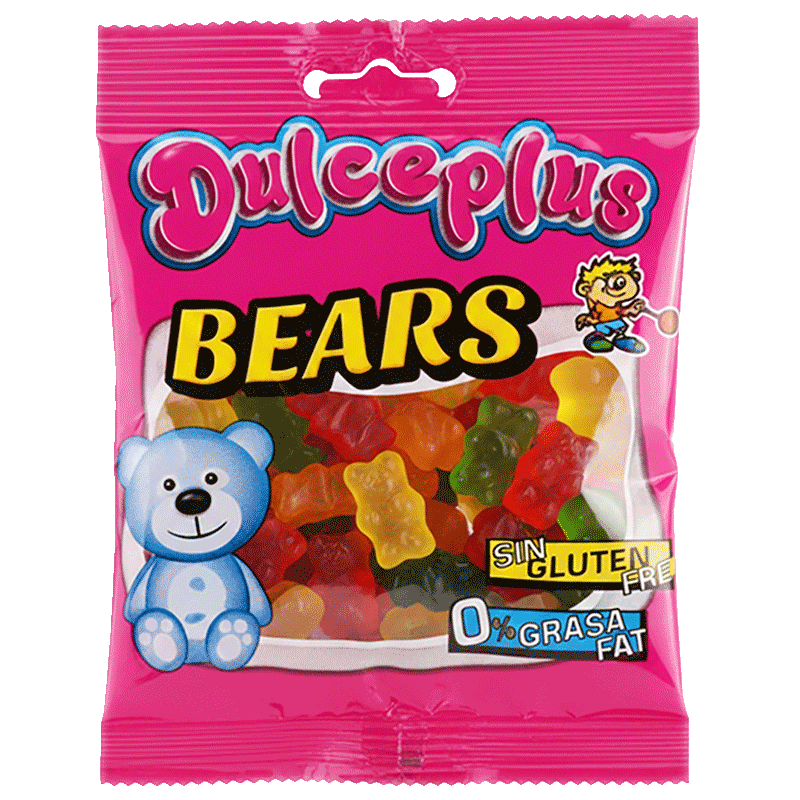 Mini Osos Brillo 100g de golosinas Dulceplus