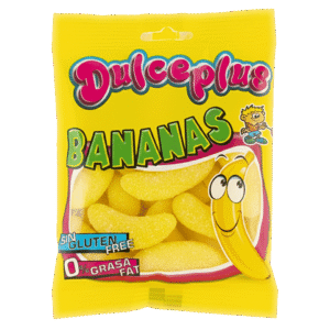 Plátanos Azúcar 100g Dulceplus de golosinas con sabor a plátano