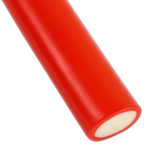 Jumbo Relleno Fresa Brillo Dulceplus con exterior rojo brillante y relleno suave