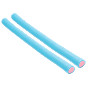 Rellenitos Energy Brillo Dulceplus con exterior azul y relleno rosa sabor energético