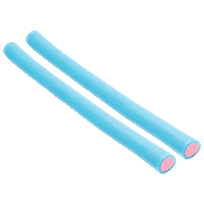 Rellenitos Energy Brillo Dulceplus con exterior azul y relleno rosa sabor energético