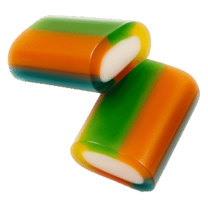 Tacos Jumbo Multicolor Brillo Dulceplus rellenos de colores variados