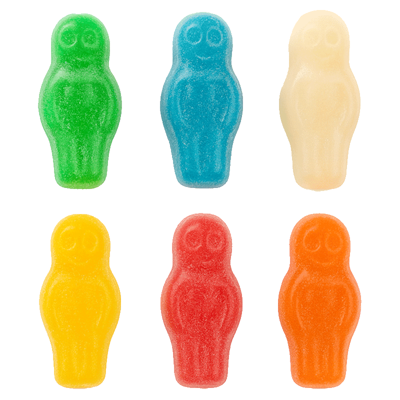 Jelly Babies Dulceplus surtidos con sabores afrutados y textura suave de gelatina